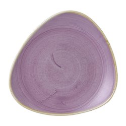 Assiettes triangulaires Churchill Stonecast Lavender Lotus 228mm (Lot de 12) - Gastronoble - FR025