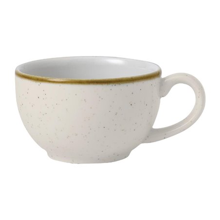 Tasses &agrave; cappuccino Churchill Stonecast Barley White 170ml (Lot de 12) - Gastronoble - FR034
