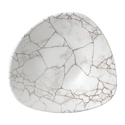 Bols triangulaires Churchill Studio Prints Kintsugi Agate Grey Lotus 228mm (Lot de 12) - Gastronoble - FR062