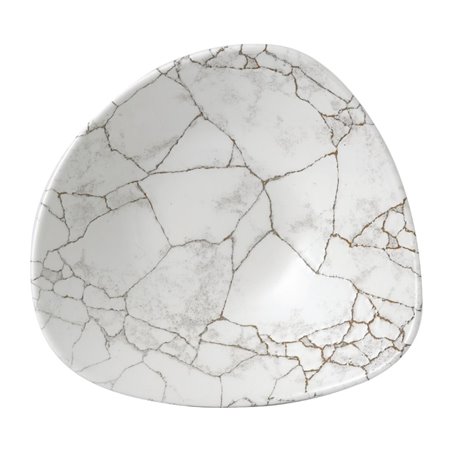 Bols triangulaires Churchill Studio Prints Kintsugi Agate Grey Lotus 228mm (Lot de 12) - Gastronoble - FR062