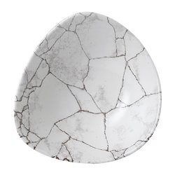 Bols triangulaires Churchill Studio Prints Kintsugi Agate Grey Lotus 177mm (Lot de 12) - Gastronoble - FR063