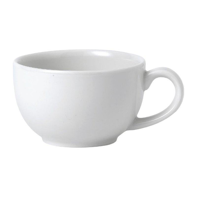 Tasses &agrave; cappuccino Churchill White 170ml (Lot de 12) - Gastronoble - FR072