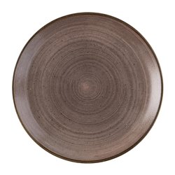 Assiettes avec rebord Churchill Stonecast Raw Evolve Brown 286mm (Lot de 12) - Gastronoble - FS846
