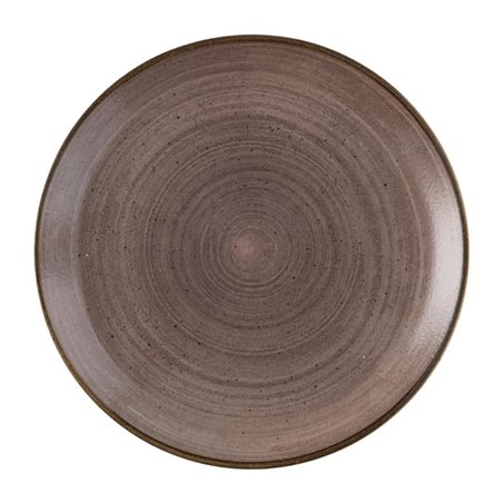 Assiettes avec rebord Churchill Stonecast Raw Evolve Brown 286mm (Lot de 12) - Gastronoble - FS846
