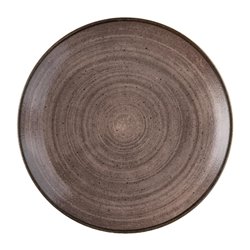 Assiettes avec rebord Churchill Stonecast Raw Evolve Brown 260mm (Lot de 12) - Gastronoble - FS847