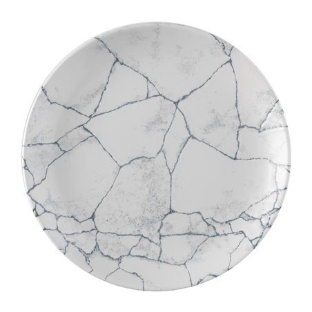 Assiettes rondes Churchill Studio Prints Kintsugi Pearl Evolve Grey 260mm (Lot de 12) - Gastronoble - FS938