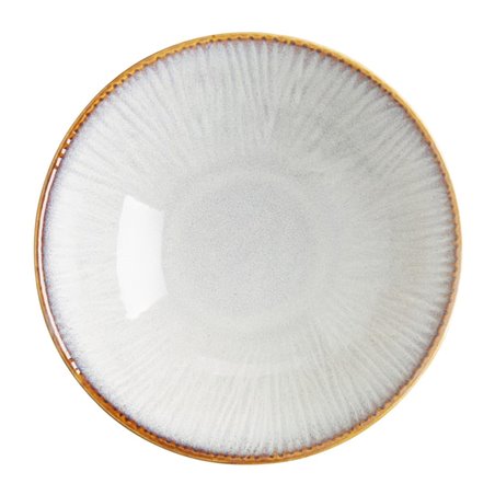 Bols &Eacute;vas&eacute;s Olympia Drift En Relief Gris 205mm (Lot de 4) - Gastronoble - FU198
