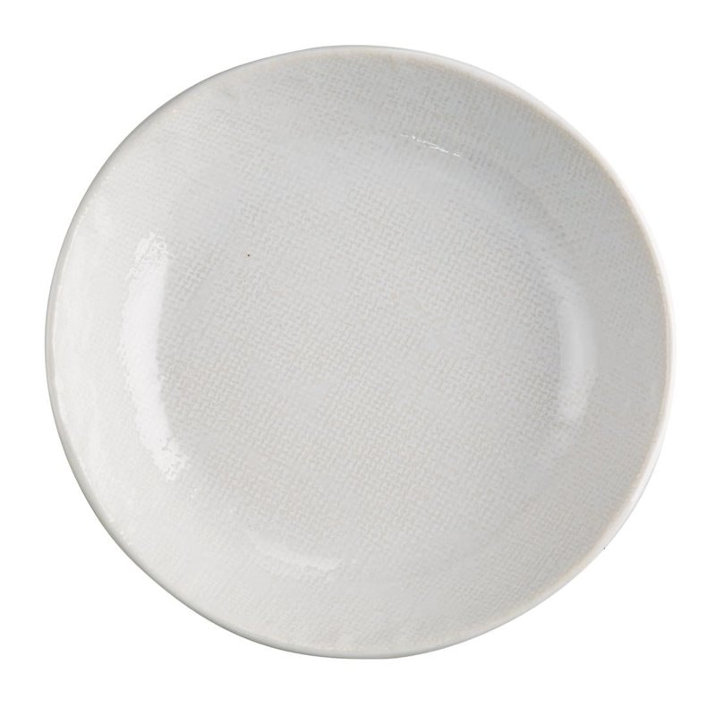 Bols Plats Olympia Denim White 220mm (Lot de 6) - Gastronoble - FU228