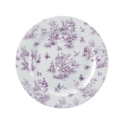 Assiettes plates Churchill Toile Cranberry 305mm (Lot de 6) - Gastronoble - GF308