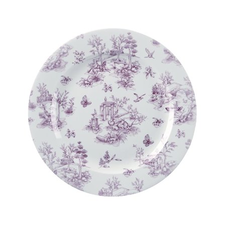 Assiettes plates Churchill Toile Cranberry 305mm (Lot de 6) - Gastronoble - GF308