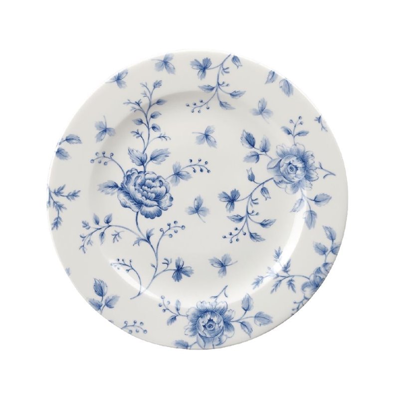 Assiettes plates Churchill  Rose Chintz Prague 210mm (Lot de 6) - Gastronoble - GF611
