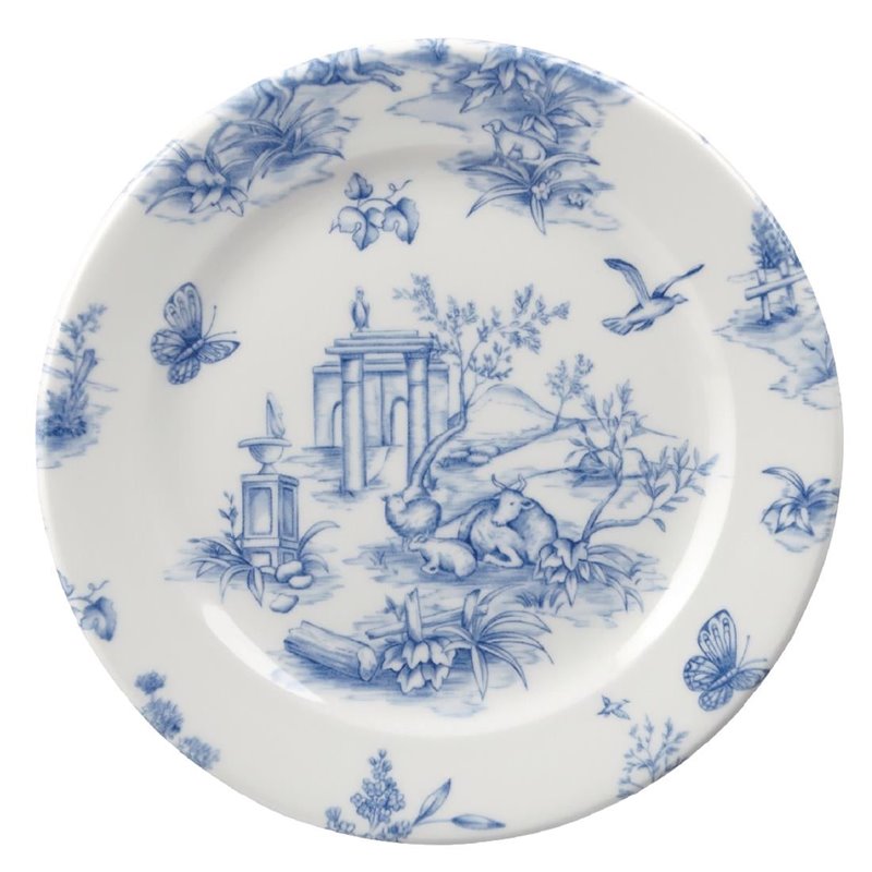 Assiettes plates Churchill Toile Prague 170mm (Lot de 6) - Gastronoble - GF616