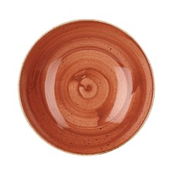 Assiettes coupes rondes Churchill Stonecast Spiced Orange 182mm (Lot de 12) - Gastronoble - GM684