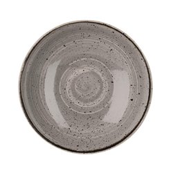 Assiettes coupes rondes Churchill Stonecast Peppercorn Grey 220mm (Lot de 12) - Gastronoble - GM687