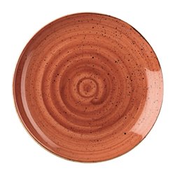 Assiettes rondes Churchill Stonecast Spiced Orange Evolve 288mm (Lot de 12) - Gastronoble - GP941