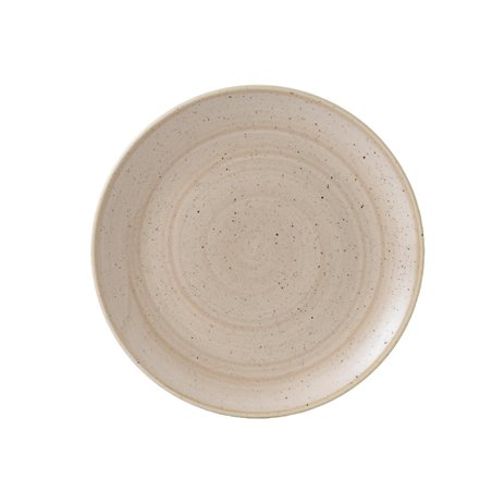 Assiettes rondes Churchill&nbsp;Stonecast Nutmeg Cream 260mm (Lot de 12) - Gastronoble - GR935