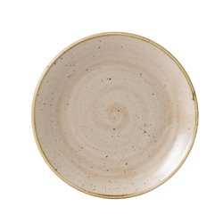 Assiettes rondes Churchill&nbsp;Stonecast Nutmeg Cream 165mm (Lot de 12) - Gastronoble - GR937