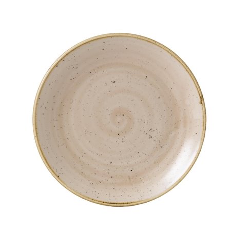 Assiettes rondes Churchill&nbsp;Stonecast Nutmeg Cream 165mm (Lot de 12) - Gastronoble - GR937
