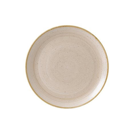 Assiettes rondes Churchill&nbsp;Stonecast Nutmeg Cream 324mm (Lot de 6) - Gastronoble - GR952