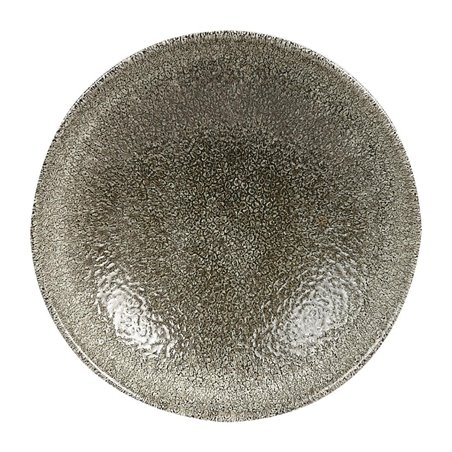 Assiettes rondes Churchill Studio Prints Raku Quartz Black 165mm (Lot de 12) - Gastronoble - HC770