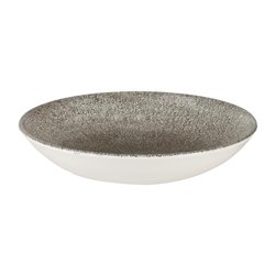 Assiettes coupe ronde Churchill Studio Prints Raku Quartz Black 248mm (Lot de 12) - Gastronoble - HC771