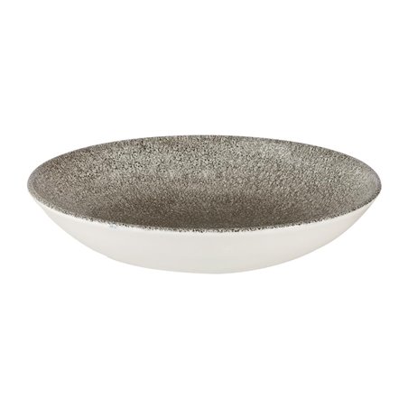 Assiettes coupe ronde Churchill Studio Prints Raku Quartz Black 248mm (Lot de 12) - Gastronoble - HC771