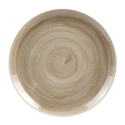 Assiettes rondes Churchill Stonecast Patina Antique Taupe 288mm (Lot de 10) - Gastronoble - HC786