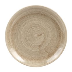 Assiettes rondes Churchill Stonecast Patina Antique Taupe 165mm (Lot de 11) - Gastronoble - HC789