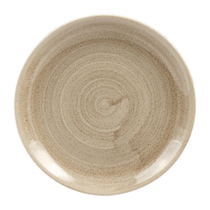 Assiettes rondes Churchill Stonecast Patina Antique Taupe 165mm (Lot de 11) - Gastronoble - HC789