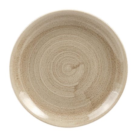 Assiettes rondes Churchill Stonecast Patina Antique Taupe 165mm (Lot de 11) - Gastronoble - HC789