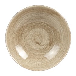 Assiettes rondes Churchill Stonecast Patina Antique Taupe 182mm (Lot de 7) - Gastronoble - HC791