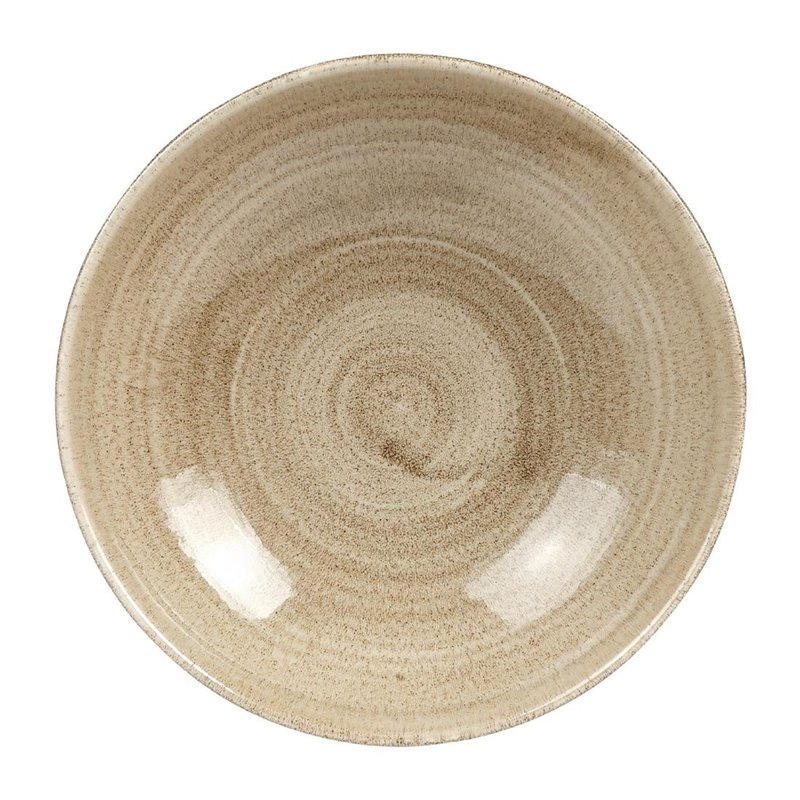Assiettes rondes Churchill Stonecast Patina Antique Taupe 182mm (Lot de 7) - Gastronoble - HC791