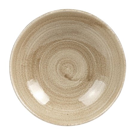 Assiettes rondes Churchill Stonecast Patina Antique Taupe 182mm (Lot de 7) - Gastronoble - HC791