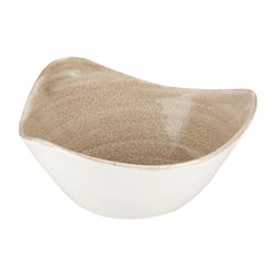 Bols triangulaires Churchill Stonecast Patina Antique Taupe 153mm (Lot de 12) - Gastronoble - HC796
