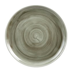 Assiettes rondes Churchill Stonecast Patina Antique Green 324mm (Lot de 6) - Gastronoble - HC805
