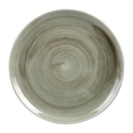 Assiettes rondes Churchill Stonecast Patina Antique Green 288mm (Lot de 12) - Gastronoble - HC806