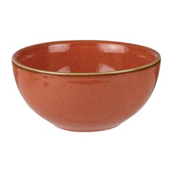 Bols &agrave; soupe Churchill Stonecast Spiced Orange 132mm (Lot de 12) - Gastronoble - HC836