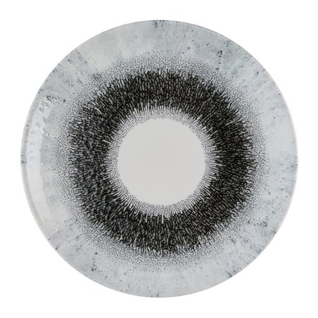 Assiettes rondes Churchill Studio Prints Fusion Black Evolve 260mm (Lot de 12) - Gastronoble - HR301