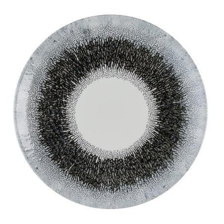 Assiettes rondes Churchill Studio Prints Fusion Black Evolve 220mm (Lot de 12) - Gastronoble - HR302