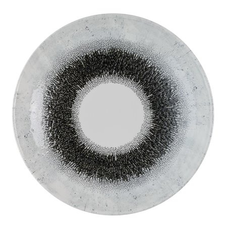 Assiettes coupes rondes Churchill Studio Prints Fusion Black Evolve 247mm (Lot de 12) - Gastronoble - HR303