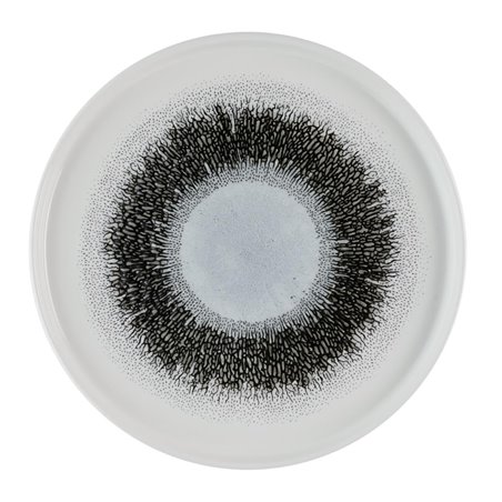 Assiettes avec rebord Churchill Studio Prints Fusion Black 260mm (Lot de 6) - Gastronoble - HR305