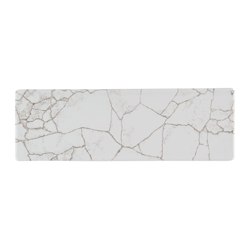Assiettes oblongues Churchill Studio Prints Kintsugi Agate Grey 330x110mm (Lot de 6) - Gastronoble - HR307