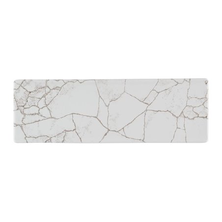 Assiettes oblongues Churchill Studio Prints Kintsugi Agate Grey 330x110mm (Lot de 6) - Gastronoble - HR307