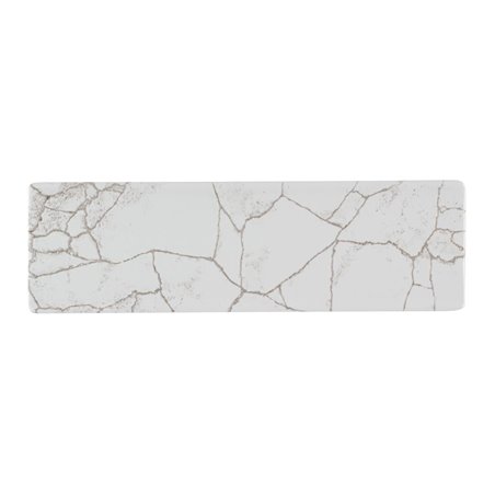 Assiettes oblongues Churchill Studio Prints Kintsugi Agate Grey 300x90mm (Lot de 6) - Gastronoble - HR308