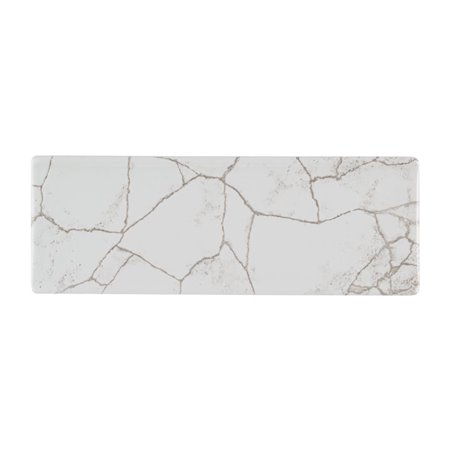 Assiettes oblongues Churchill Studio Prints Kintsugi Agate Grey 250x90mm (Lot de 6) - Gastronoble - HR309