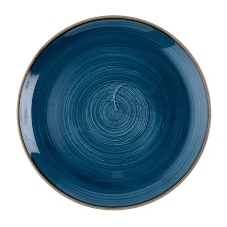 Assiettes rondes Churchill Stonecast Java Blue Evolve 285mm (Lot de 12) - Gastronoble - HR380