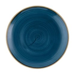 Assiettes rondes Churchill Stonecast Java Blue Evolve 220mm (Lot de 12) - Gastronoble - HR382