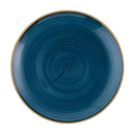 Assiettes rondes Churchill Stonecast Java Blue Evolve 220mm (Lot de 12) - Gastronoble - HR382
