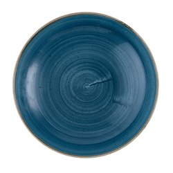 Assiettes coupe ronde Churchill Stonecast Java Blue Evolve 247mm (Lot de 12) - Gastronoble - HR384