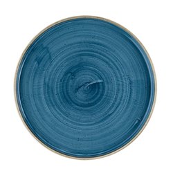 Assiettes avec rebord Churchill Stonecast Java Blue 260mm (Lot de 6) - Gastronoble - HR386